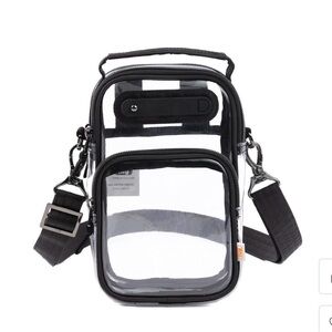 Lug Skeeter Mini Clearview Convertible Crossbody Bag NWT Black
